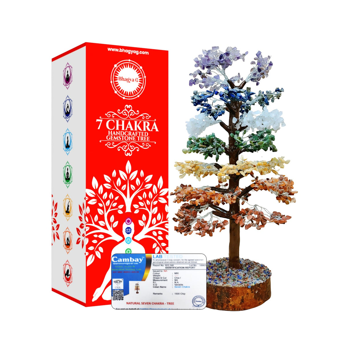 7 Chakra Tree (1500 Beads) – Best for Wealth Attraction, Financial Growth & Positive Energy Flow