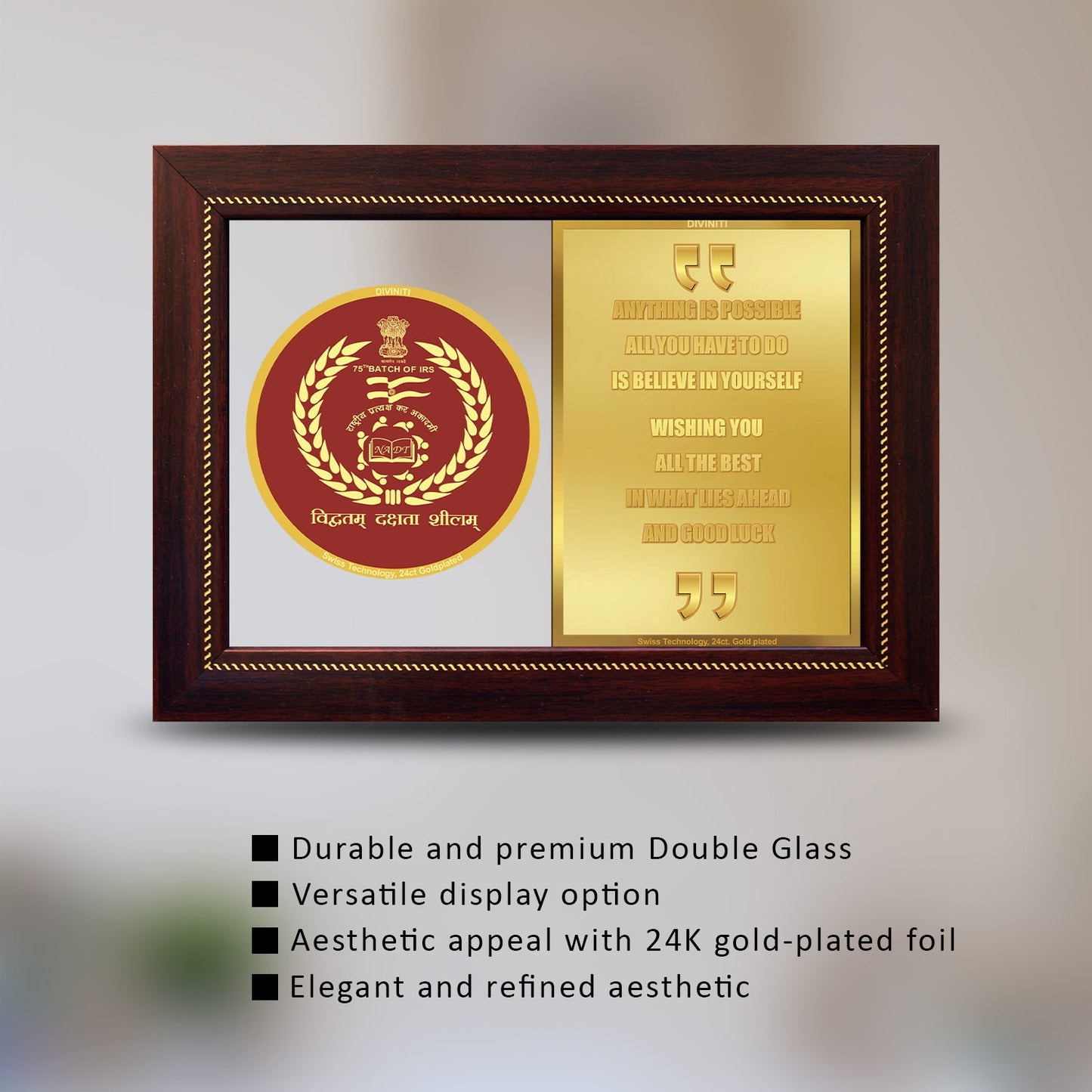 24K Gold Plated DG Memento - Custom Corporate Gifts