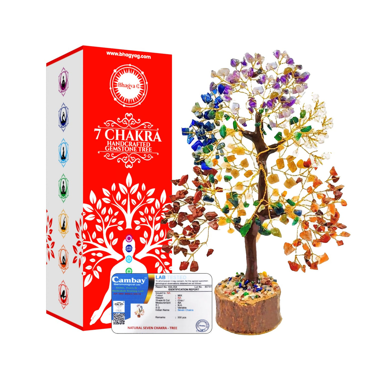 7 Chakra Tree (300 Beads) – Attract Positivity, Reduce Stress & Improve Daily Life Energy