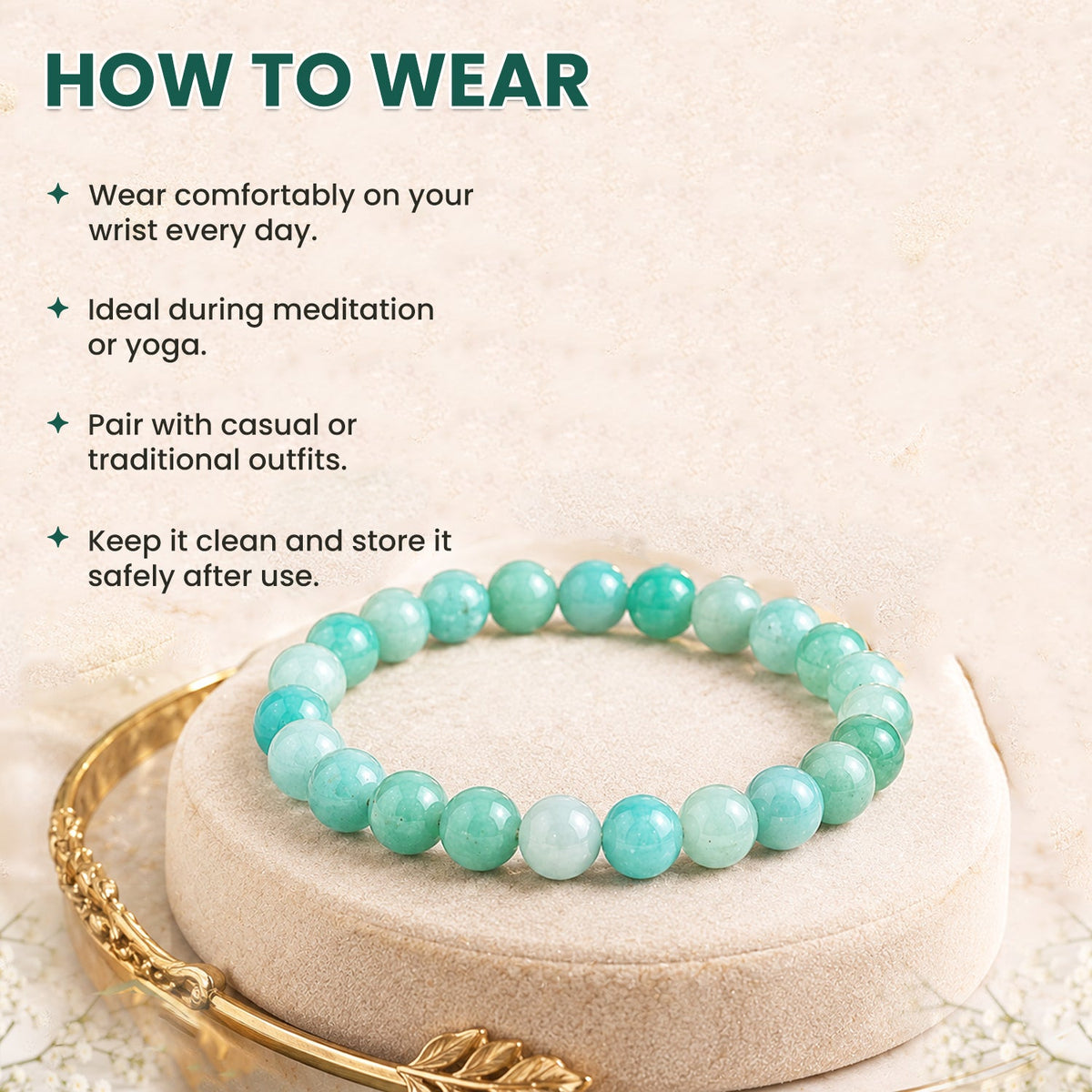 Amazonite New Crystal Bracelet