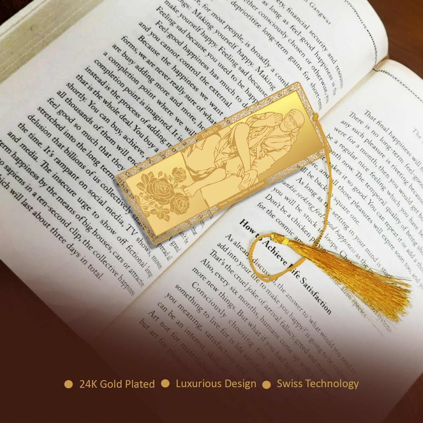 Buy Customized 24K Gold Plated Bookmark