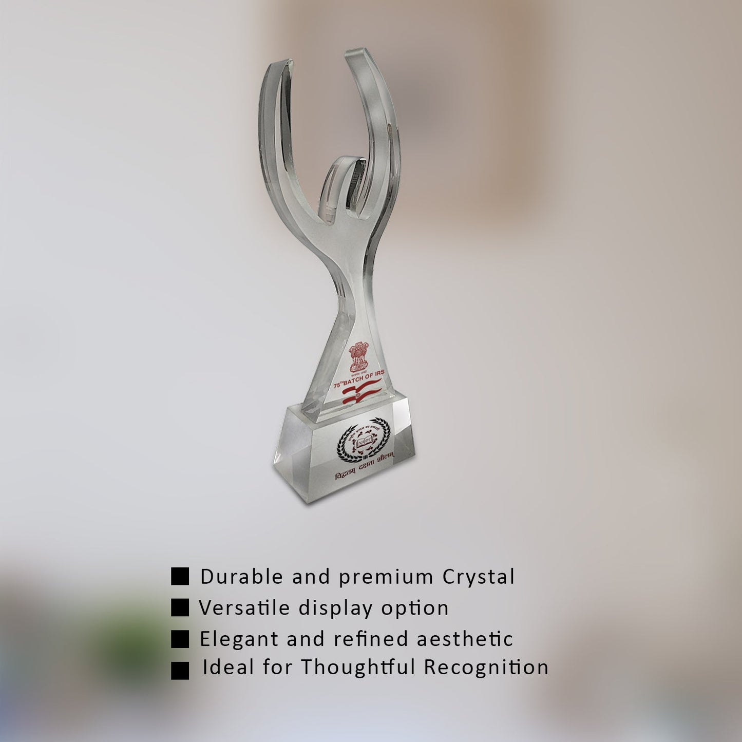 Crystal Trophy for Corporate Awards and Gifts