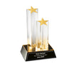 Crystal Trophy with Custom Design for Corporate Gifts