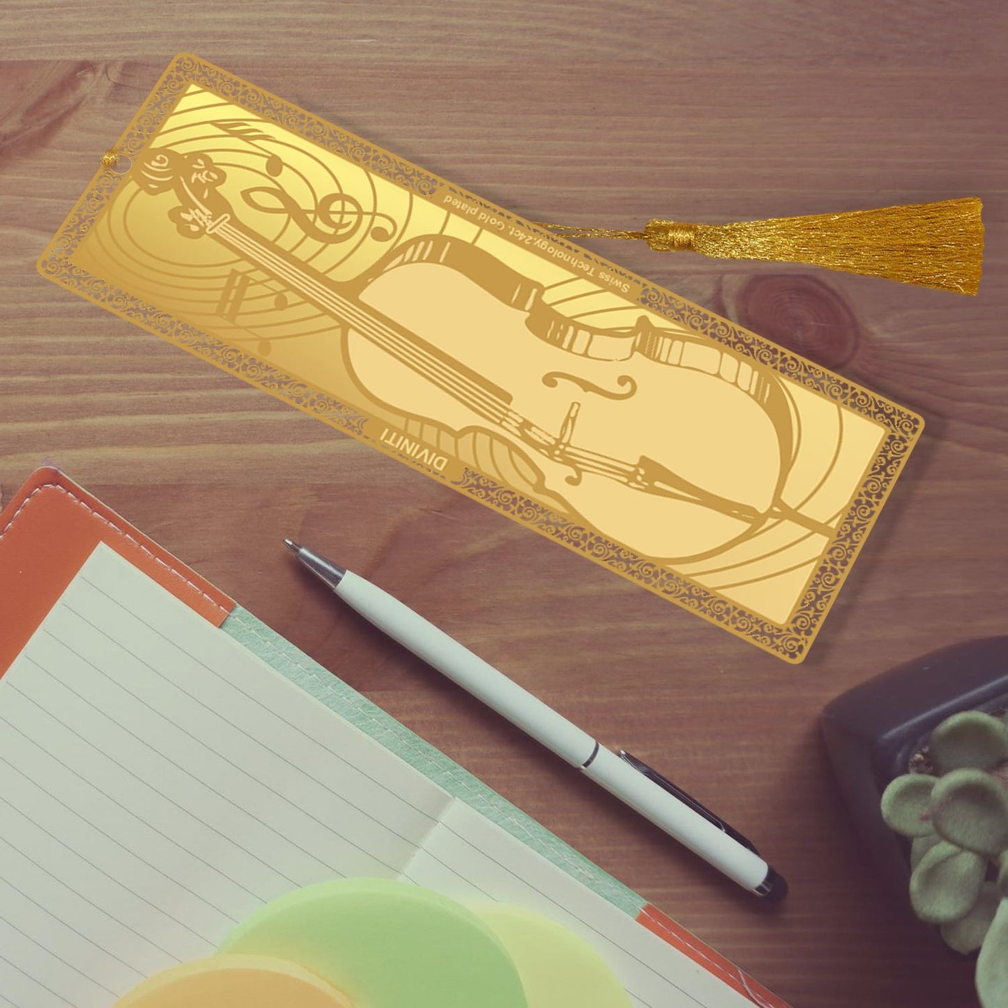 Deluxe 24K Gold Bookmark