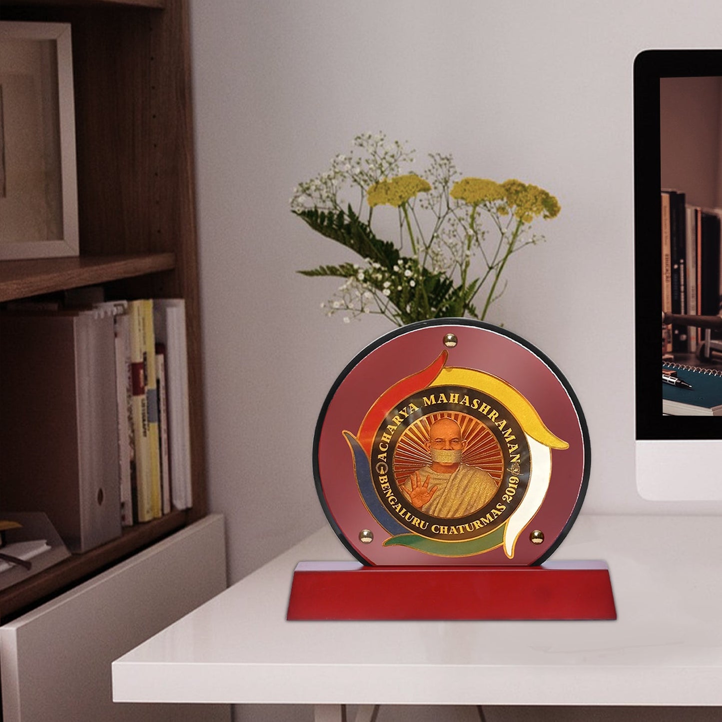 MDF Memento with 24K Gold Foil: Custom Corporate Gift