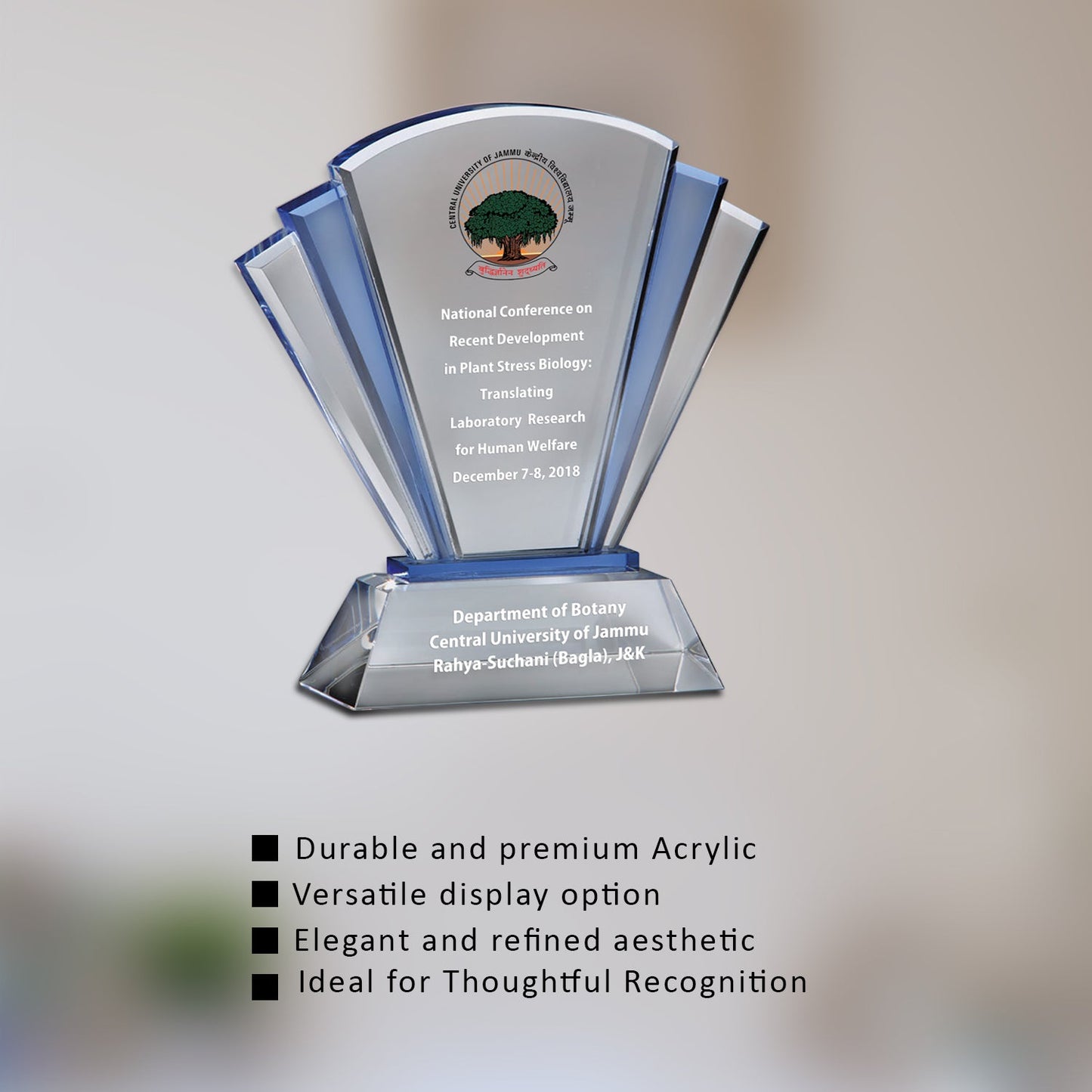Premium Acrylic Trophy - Ideal Corporate Gift