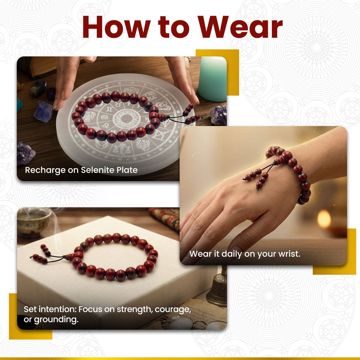 Red Chandan Bracelet