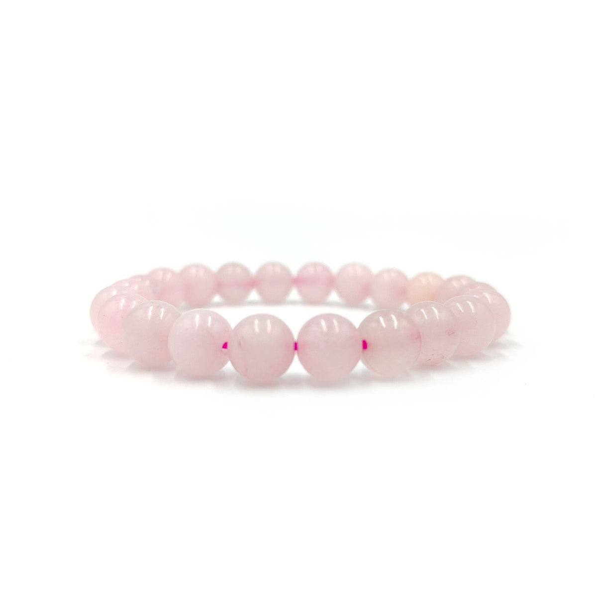Rose Quartz Bracelet For Unconditional Love-(8mm)