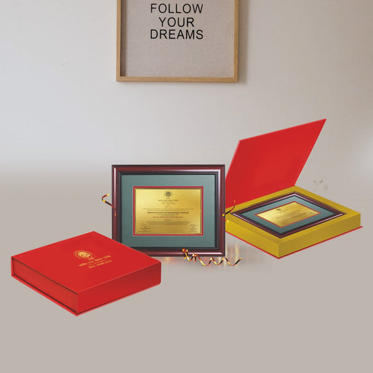 University Gold Plated Heritage Certificate