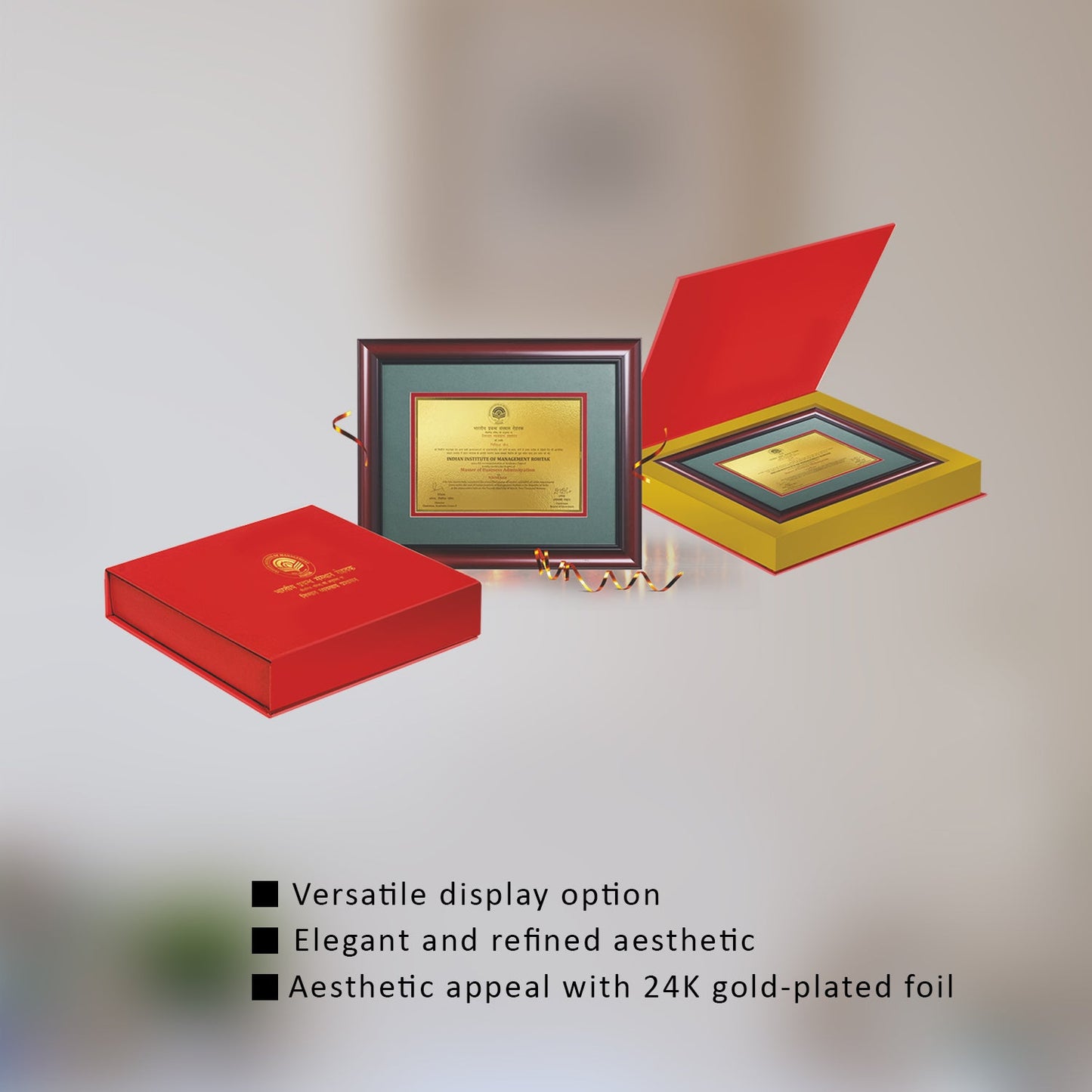 University Gold Plated Heritage Certificate