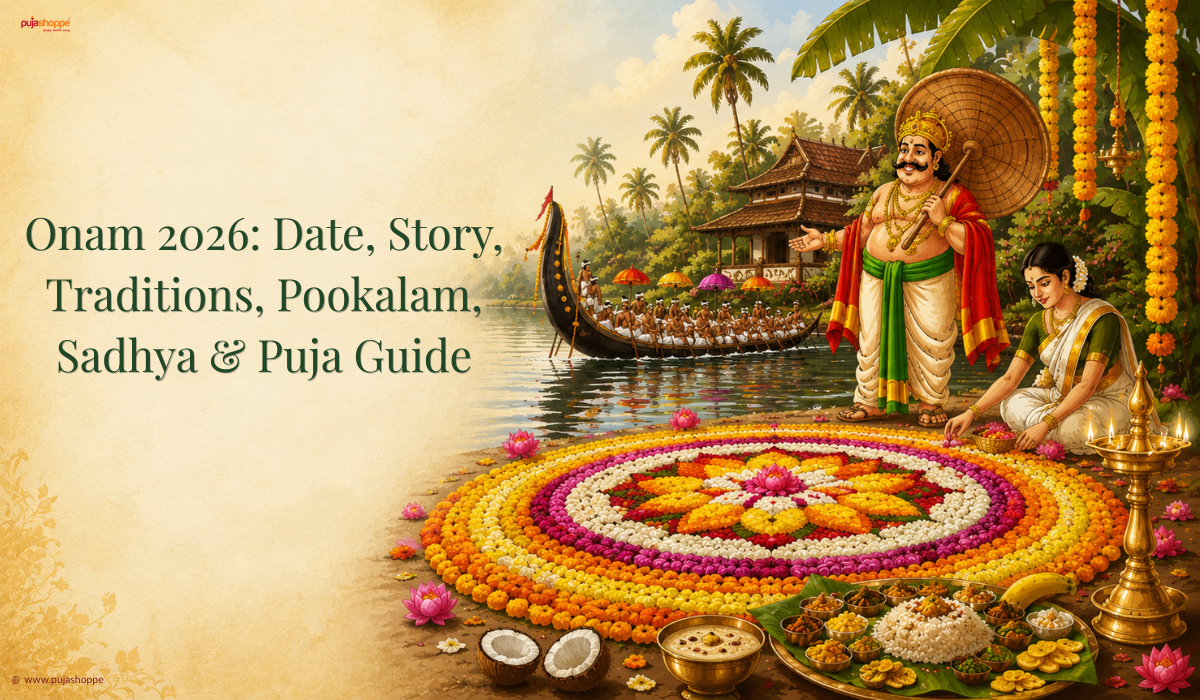 Onam 2026: Date, Story, Traditions, Pookalam, Sadhya & Puja Guide