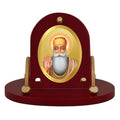 Diviniti 24K Gold Plated Guru Nanak Frame for Car Dashboard, Home Decor, Table & Office (8 CM x 9 CM)