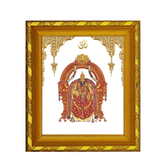 Diviniti 24K Gold Plated Padmavathi Photo Frame for Home Decor and Tabletop (15 CM x 13 CM)