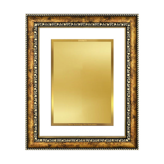 Diviniti Photo Frame With Customized Photo Printed on 24K Gold Plated Foil| Personalized Gift for Birthday, Marriage Anniversary & Celebration With Loved Ones|DG 113 S2.5