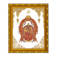 Diviniti 24K Gold Plated Padmavathi Photo Frame for Home Decor Showpiece (21.5 CM x 17.5 CM)
