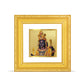 Diviniti 24K Gold Plated Ram Lalla Photo Frame For Home Decor Showpiece, Table Decor, Puja Room & Gift (10 CM X 10 CM)