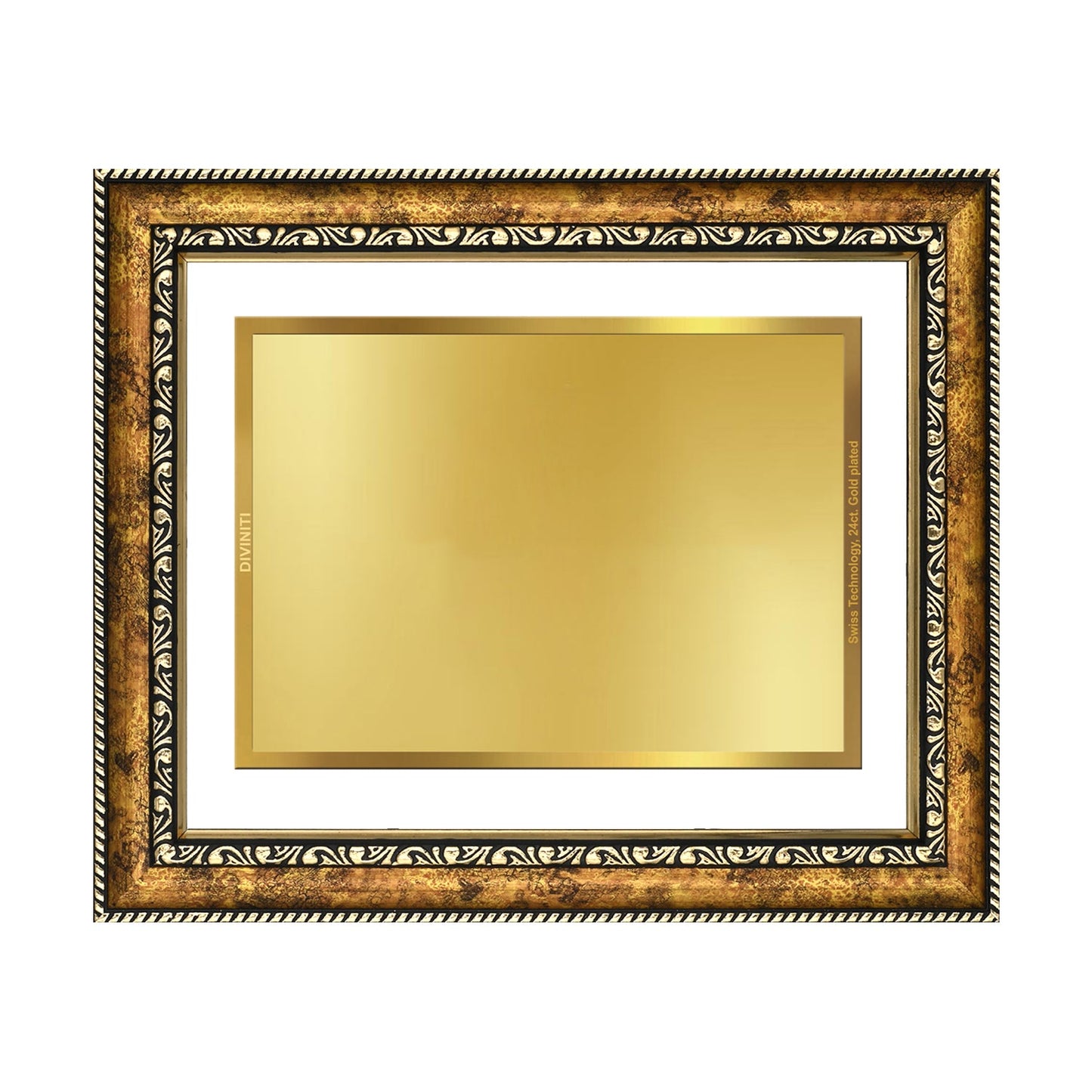 Diviniti Photo Frame With Customized Photo Printed on 24K Gold Plated Foil| Personalized Gift for Birthday, Marriage Anniversary & Celebration With Loved Ones|DG 113 S3