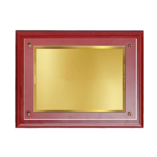 Diviniti Photo Frame With Customized Photo Printed on 24K Gold Plated Foil| Personalized Gift for Birthday, Marriage Anniversary & Celebration With Loved Ones| MDF Frame Size 3