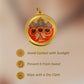 Diviniti 24K Gold Plated Durga Ji & Mata Ka Darbar 22MM Double Sided Pendant For Men, Women & Kids