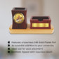 Diviniti Customized MDF Pen & Pad Holder With 24K Gold Plated Frame For University