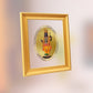 Diviniti 24K Gold Plated Ram Lalla Photo Frame For Home Decor, Table Top, Wall Hanging, Puja & Gift (28 CM X 23 CM)