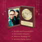 Diviniti Customized MDF Memento with Photo & Watch For Wedding Gift