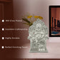 Diviniti 999 Silver Plated Kuber Idol for Home Decor Showpiece (17.5 X 12 CM)