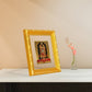 Diviniti 24K Gold Plated Ram Lalla Photo Frame For Home Decor, Table, Wall Hanging, Puja Room & Gift (13 CM X 15 CM)