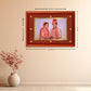 Diviniti Photo Frame With Customized Photo Printed on 24K Gold Plated Foil| Personalized Gift for Birthday, Marriage Anniversary & Celebration With Loved Ones| MDF Frame Size 4.5