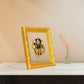 Diviniti 24K Gold Plated Ram Lalla Photo Frame For Home Decor, Wall Hanging, Table Top, Puja Room & Gift (13 X 15 CM)