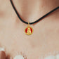 Diviniti 24K Gold Plated Sai Baba & Om 22MM Double Sided Pendant For Men, Women & Kids