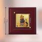 Diviniti 24K Gold Plated Ram Lalla Photo Frame For Home Decor Showpiece, Table Decor, Puja Room & Gift (10 CM X 10 CM)