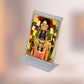 Diviniti 24K Gold Plated Ram Lalla Frame For Car Dashboard, Home Decor, Table, Gift, Puja Room (11 x 6.8 CM)