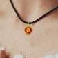 Diviniti 24K Gold Plated Durga Ji & Mata Ka Darbar 22MM Double Sided Pendant For Men, Women & Kids