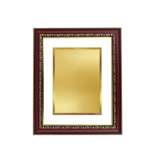 Diviniti Photo Frame With Customized Photo Printed on 24K Gold Plated Foil| Personalized Gift for Birthday, Marriage Anniversary & Celebration With Loved Ones|DG 105 S3