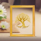 Diviniti 24K Gold Plated Tree of Life Photo Frame For Home Decor & Wall Hanging (20.8 CM X 16.7 CM)