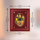 Diviniti 24K Gold Plated Ram Lalla Photo Frame For Home Decor, Wall Decor, Table Top, Puja Room & Gift (20 CM X 25 CM)