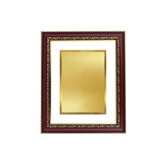 Diviniti Photo Frame With Customized Photo Printed on 24K Gold Plated Foil| Personalized Gift for Birthday, Marriage Anniversary & Celebration With Loved Ones|DG 105 S2.5