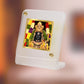 Diviniti 24K Gold Plated Ram Lalla Frame For Car Dashboard, Home Decor, Table, Gift, Puja Room (5.5 x 6.5 CM)