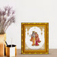 Diviniti 24K Gold Plated Radha Krishna Photo Frame for Home Decor and Tabletop (15 CM x 13 CM)