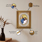 Diviniti Photo Frame With Customized Photo Printed on 24K Gold Plated Foil| Personalized Gift for Birthday, Marriage Anniversary & Celebration With Loved Ones|DG 093 Size 5