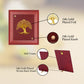 Diviniti 24K Gold Plated Tree of Life Photo Frame For Home Decor & Wall Hanging (14.7 CM X 17.1 CM)