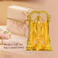 Diviniti 24K Gold Plated Tirupati Balaji Idol for Home Decor Showpiece (20X13CM)