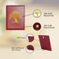 Diviniti 24K Gold Plated Tree of Life Photo Frame For Home Decor & Wall Hanging (23.6 CM X 35.4 CM)