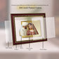 Diviniti Photo Frame With Customized Photo Printed on 24K Gold Plated Foil| Personalized Gift for Birthday, Marriage Anniversary & Celebration With Loved Ones|DG 105 S3