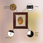 Diviniti 24K Gold Plated Ram Lalla Photo Frame For Home Decor, Wall Hanging, Table Top, Puja Room & Gift (13 X 15 CM)