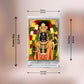 Diviniti 24K Gold Plated Ram Lalla Frame For Car Dashboard, Home Decor, Table, Gift, Puja Room (11 x 6.8 CM)