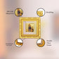 Diviniti 24K Gold Plated Ram Lalla Photo Frame For Home Decor, Table Top, Puja Room & Gift (10 CM X 10 CM)
