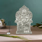 Diviniti 999 Silver Plated Kuber Idol for Home Decor Showpiece (17.5 X 12 CM)