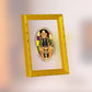 Diviniti 24K Gold Plated Ram Lalla Photo Frame For Home Decor, Table Top, Wall Hanging, Puja Room & Gift (20.8 CM X 16.7 CM)